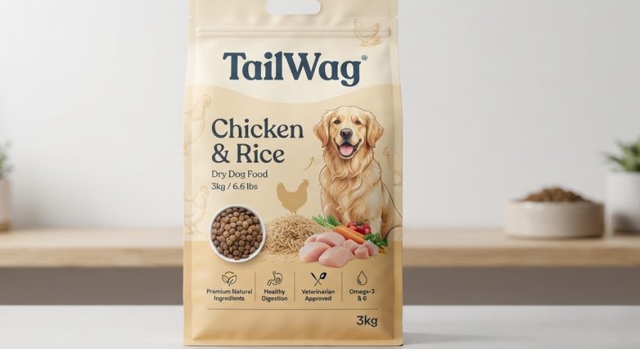 TailWag Chicken & Rice Dry Food 3kg — alternate view